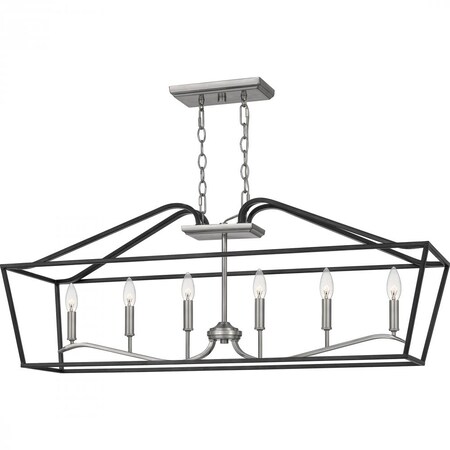 Quoizel Catalina Island Chandelier CTA642MBK